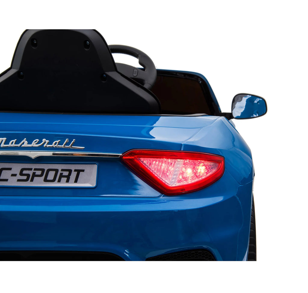 Maserati GranCabrio 12V Battery Ride-on Car with Remote Control - Blue - TOYBOX Toy Shop