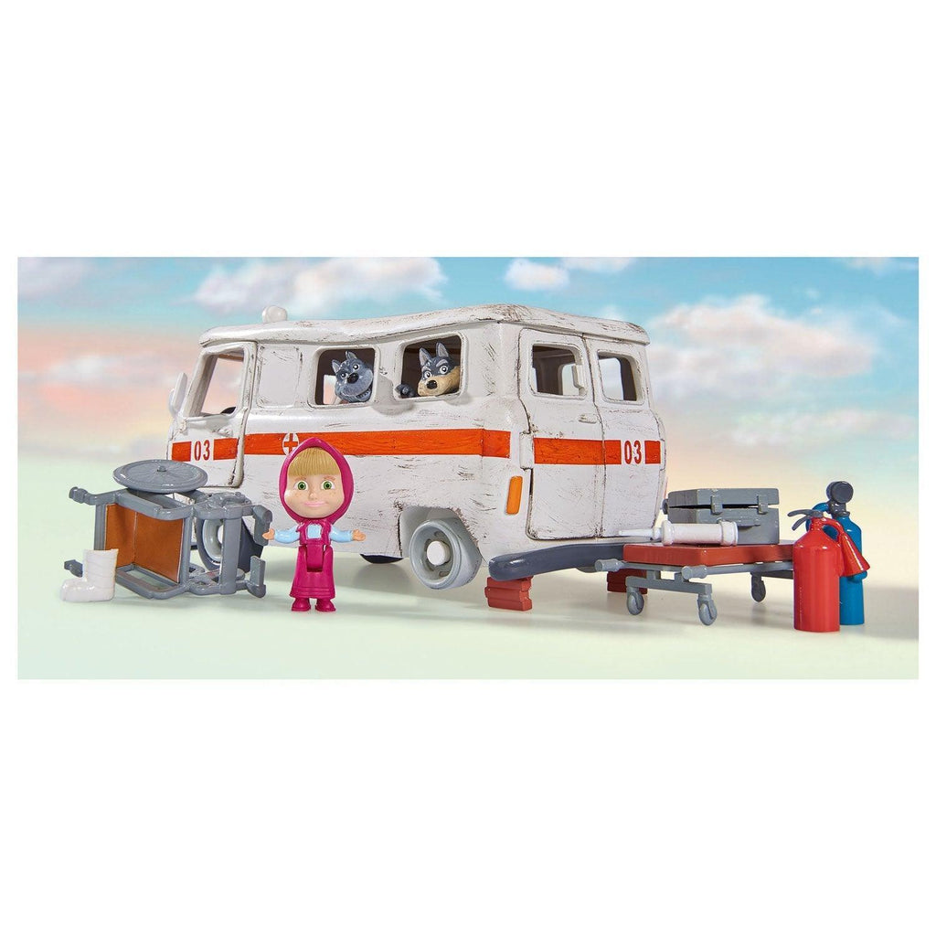 Masha and the Bear Ambulance Playset - TOYBOX Toy Shop