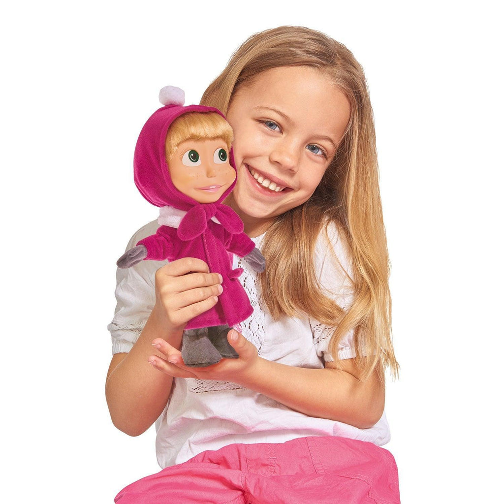 Masha and the Bear Soft Pop Winter Doll 23cm - TOYBOX Toy Shop