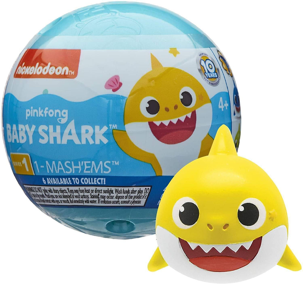 Mashems Baby Shark Sphere Capsule - Assorted - TOYBOX Toy Shop