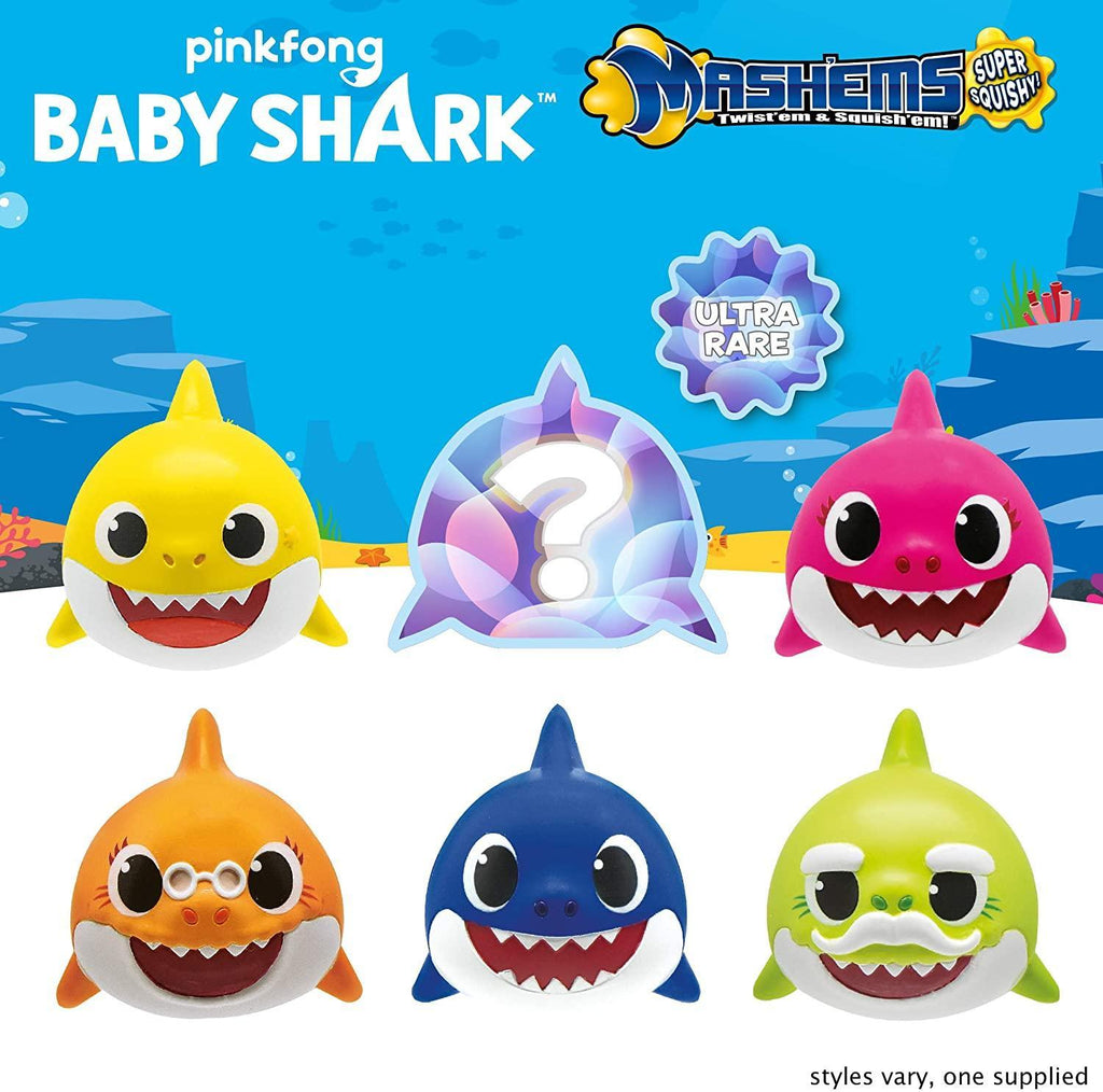 Mashems Baby Shark Sphere Capsule - Assorted - TOYBOX Toy Shop