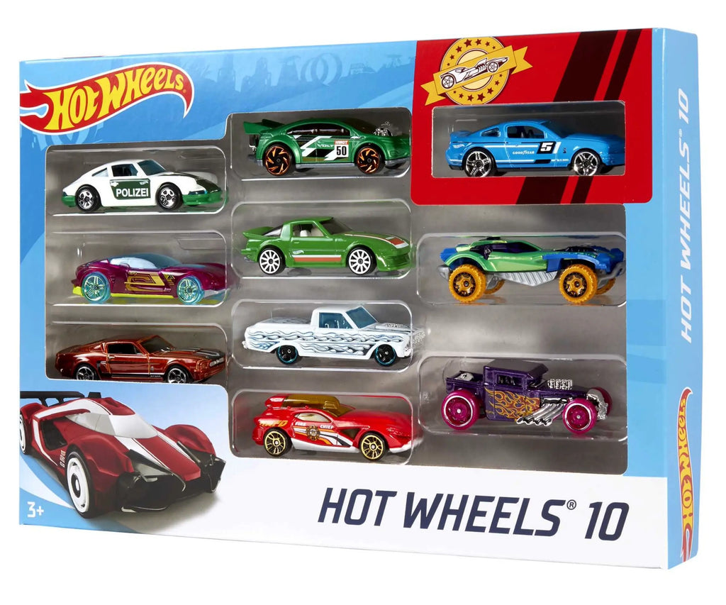 Hot Wheels 10-Car Pack Assortment - TOYBOX Toy Shop