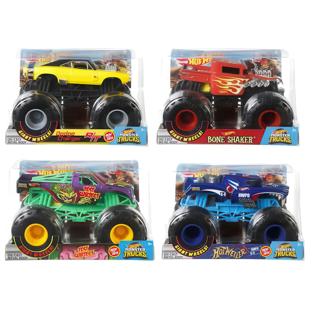 Hot Wheels Monster Trucks Oversized Metal - Assorted - TOYBOX Toy Shop