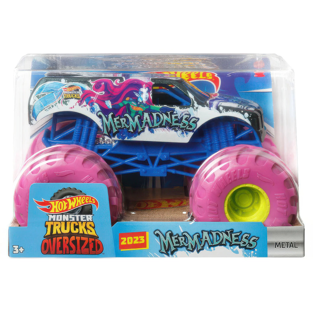 Hot Wheels Monster Trucks Oversized Metal - Assorted - TOYBOX Toy Shop