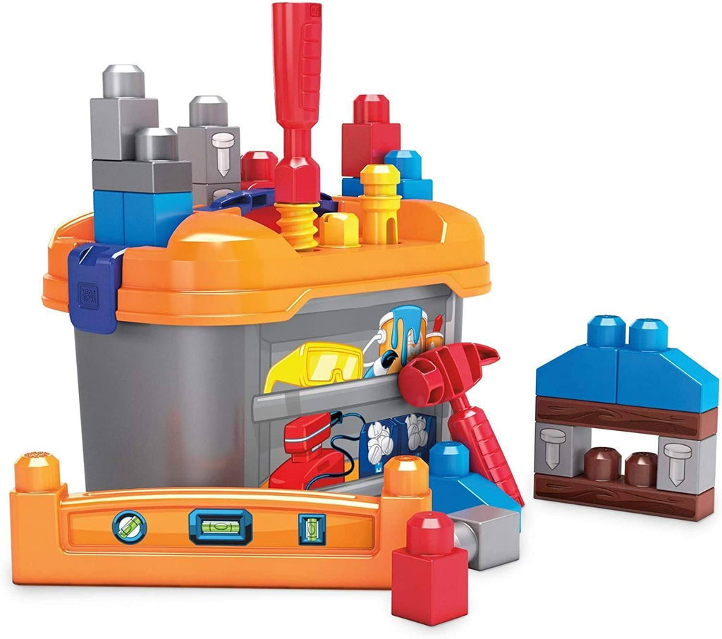 Mega Bloks Lil’ Building Workbench Construction Set - TOYBOX Toy Shop