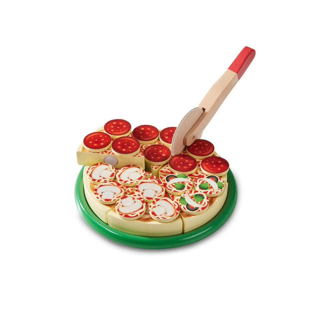 Melissa & Doug 10167 Pizza Party - Wooden Play Food - TOYBOX Toy Shop