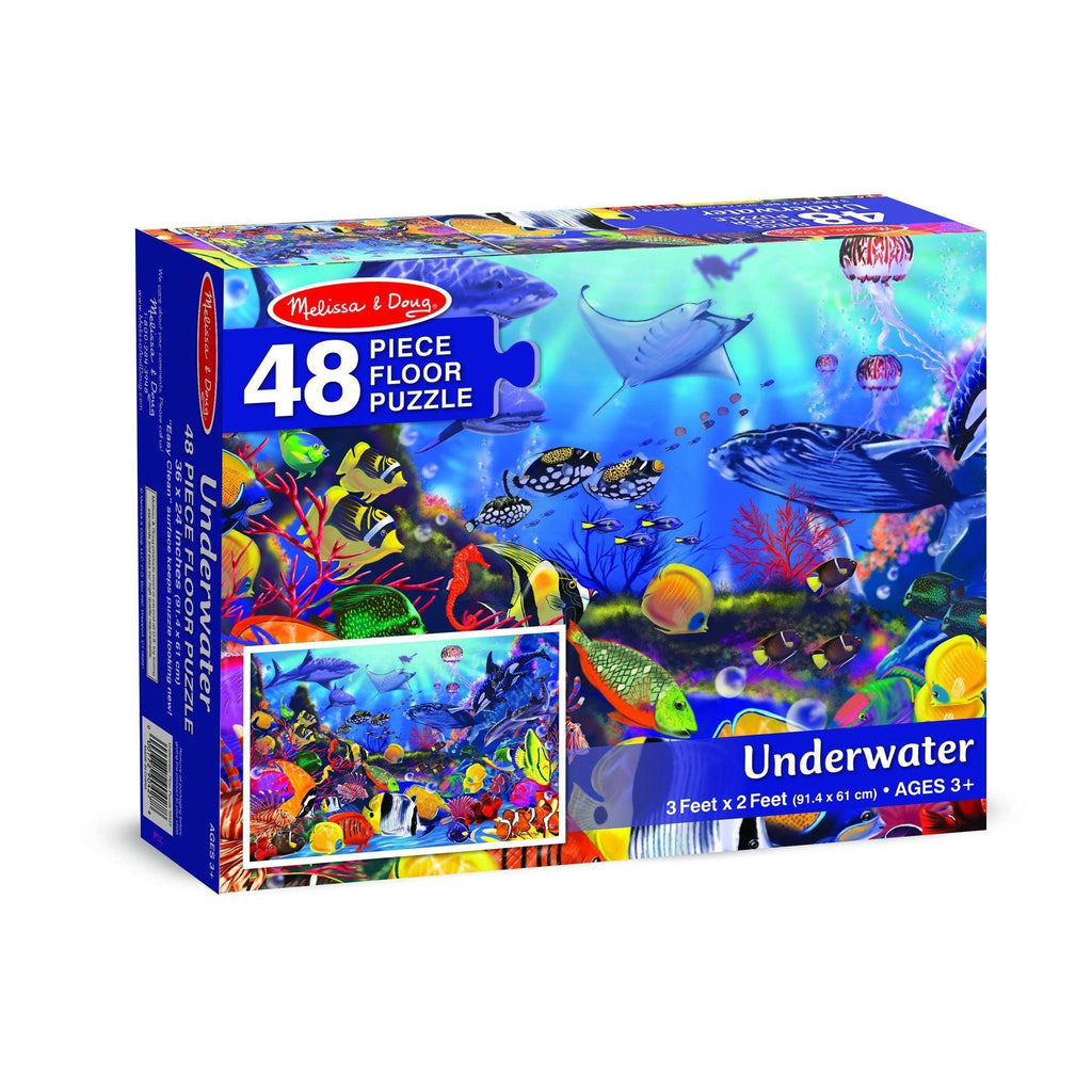Melissa & Doug 10427 Underwater Floor Puzzle - 48 Pieces - TOYBOX Toy Shop