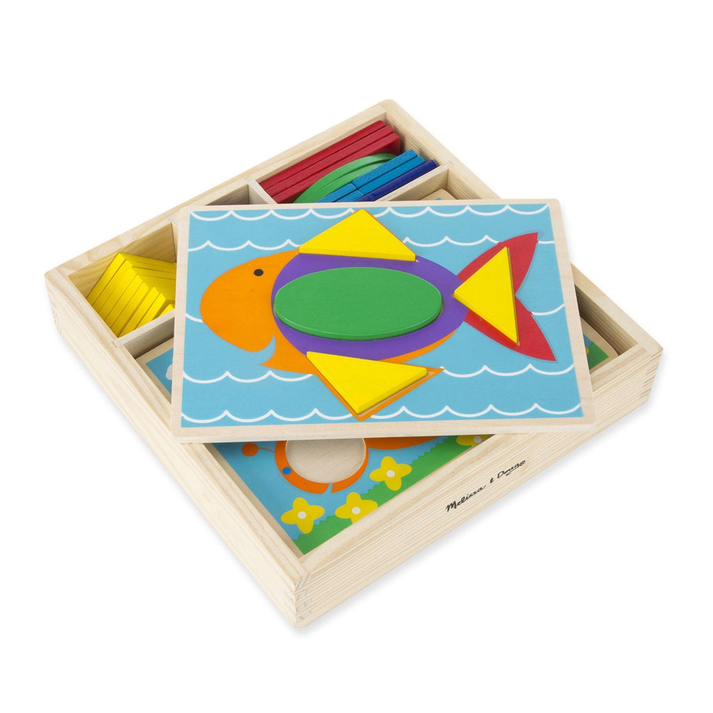 Melissa & Doug 10528 Beginner Pattern Blocks - TOYBOX Toy Shop