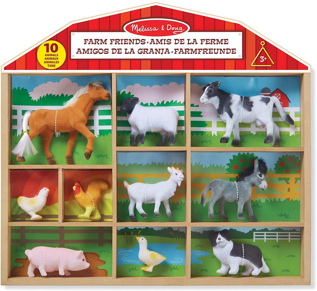 Melissa & Doug 10594 Farm Friends - 10 Collectible Farm Animals - TOYBOX Toy Shop