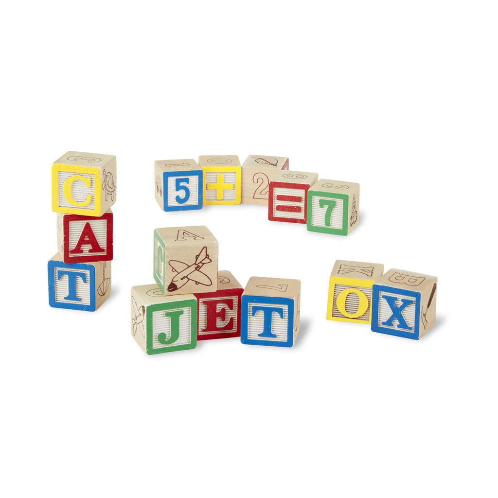 Melissa & Doug 11900 Wooden ABC/123 Blocks - TOYBOX Toy Shop