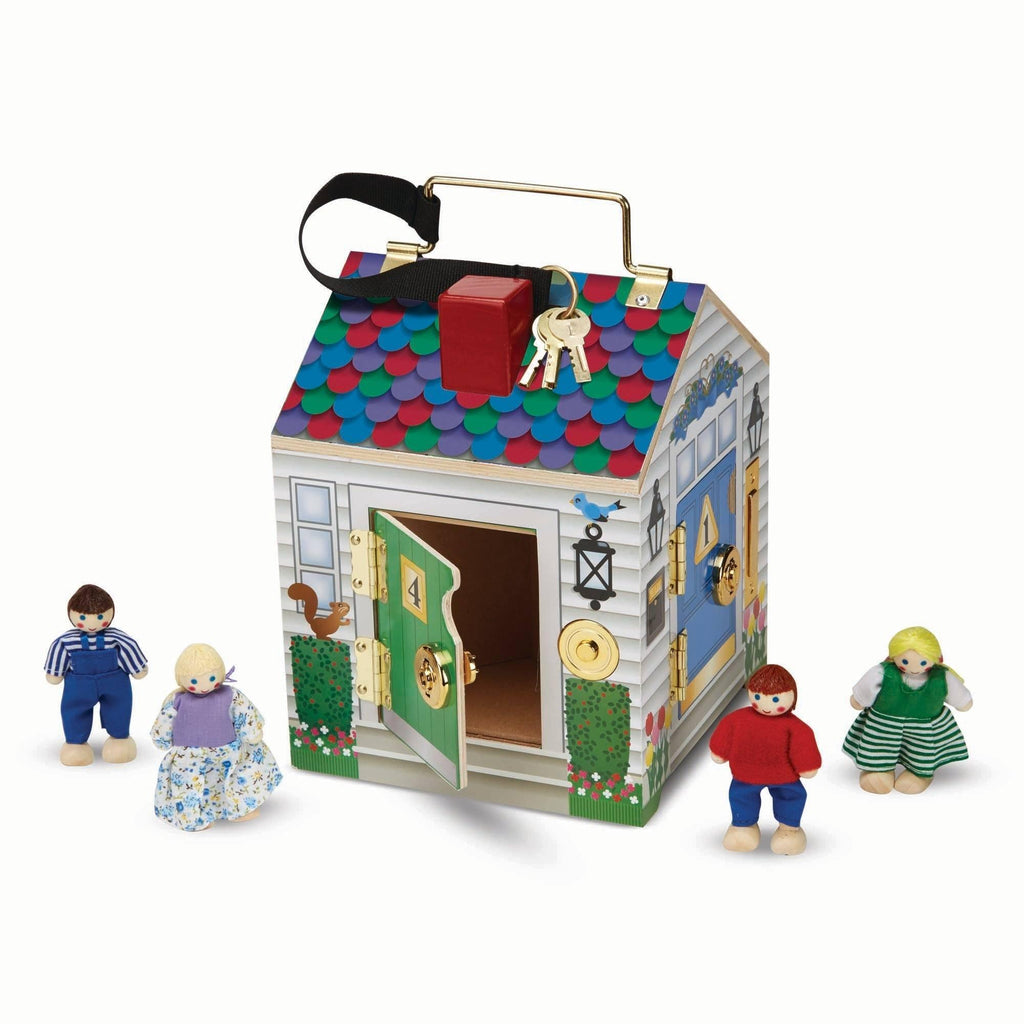 Melissa & Doug 12505 Wooden Doorbell House - TOYBOX Toy Shop