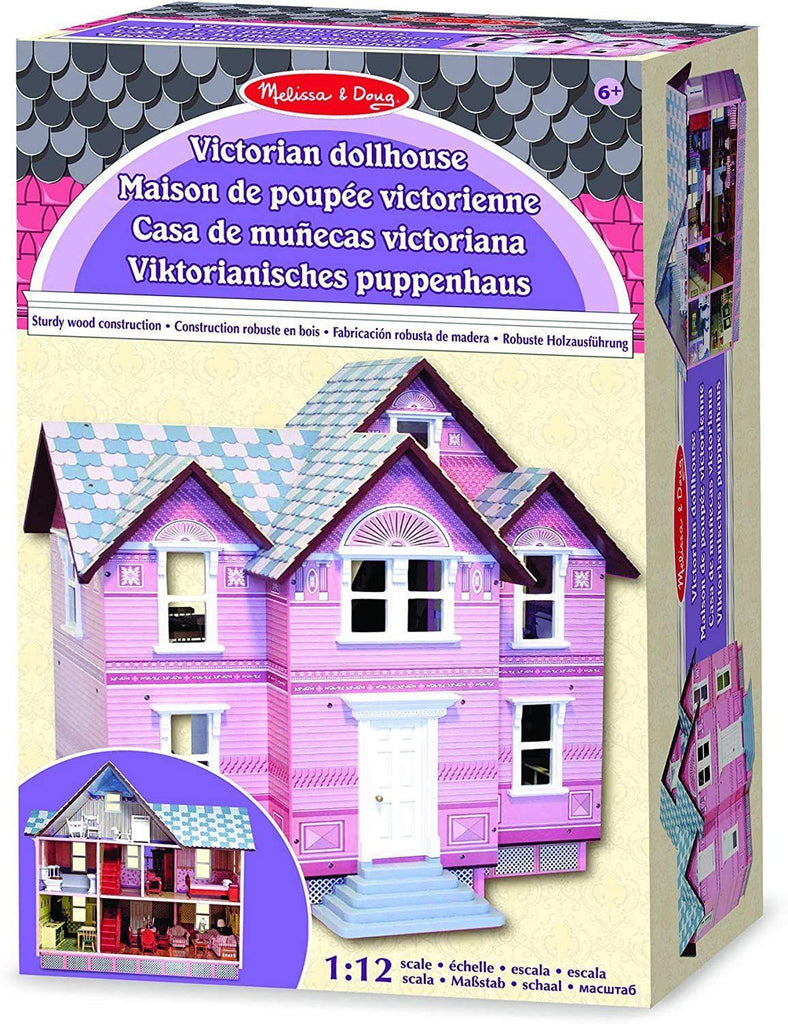 Melissa & Doug 12580 Classic Heirloom Victorian Wooden Dolls House - TOYBOX Toy Shop