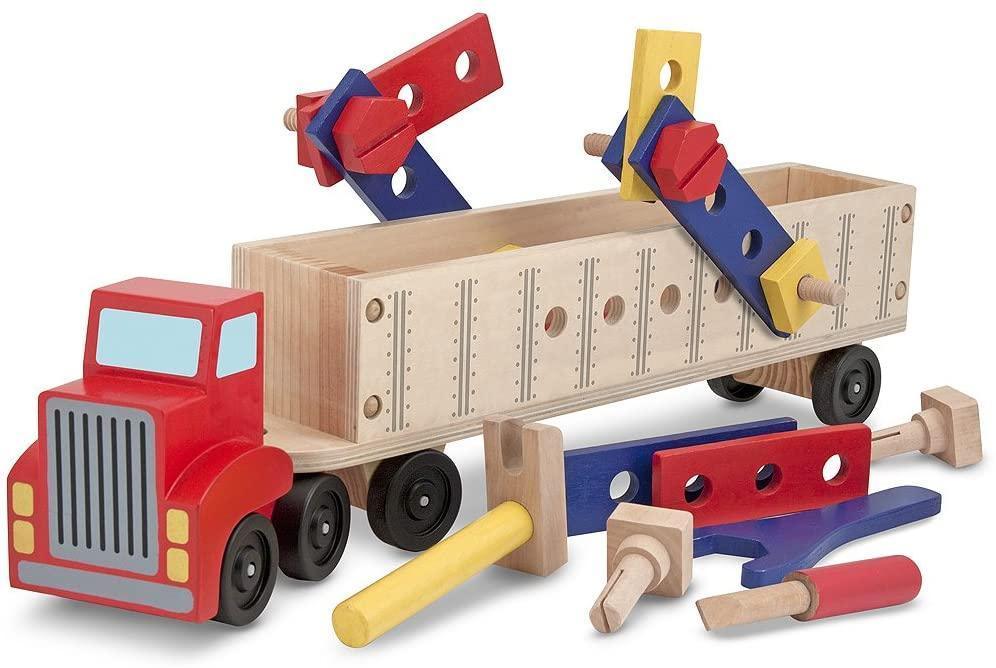 Melissa & Doug 12758 Big Rig Truck Wooden Building Set - TOYBOX Toy Shop