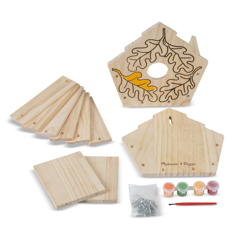 Melissa & Doug 13101 Created by Me! Birdhouse Wooden Craft Kit - TOYBOX Toy Shop