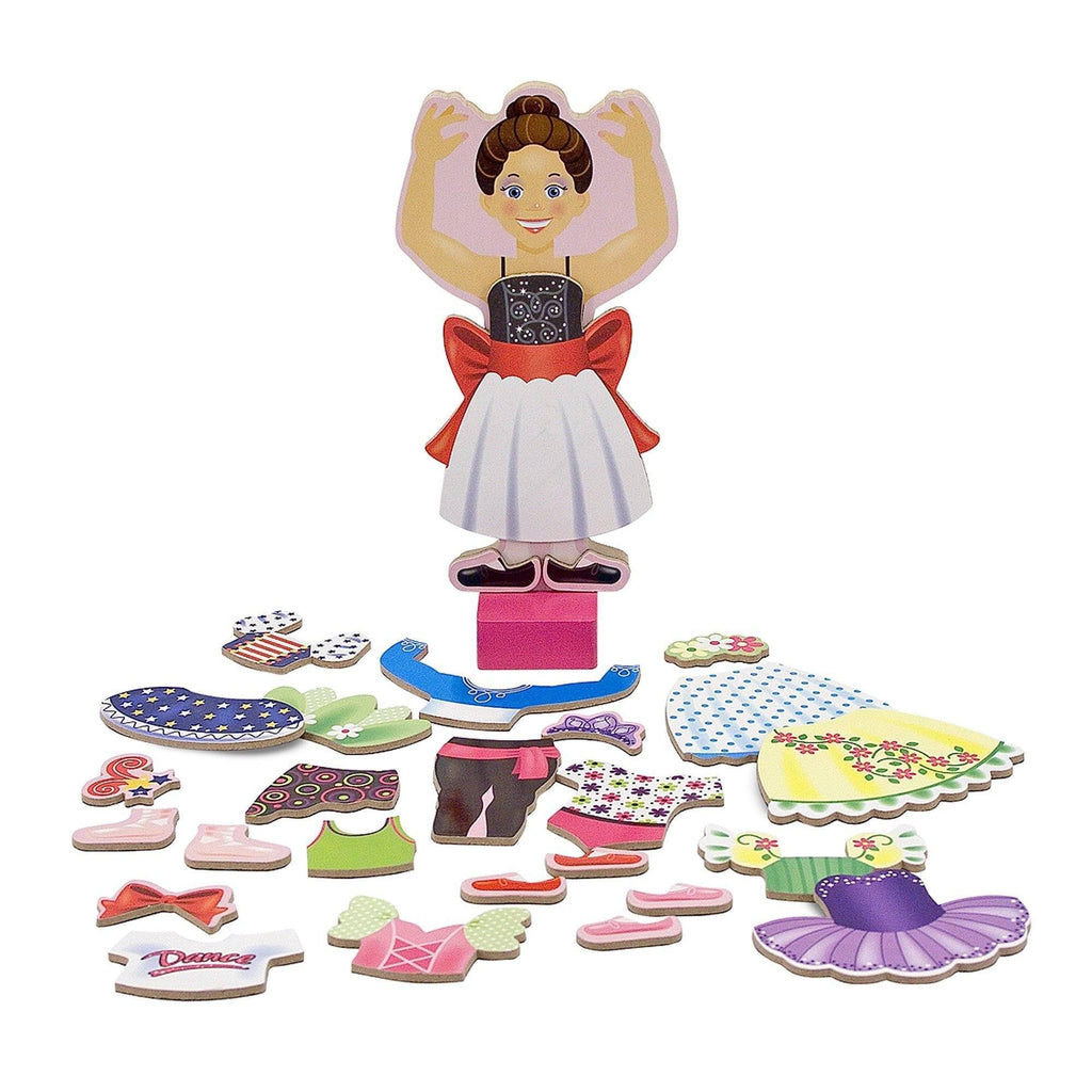 Melissa & Doug 13554 Nina Ballerina Magnetic Dress-Up Set - TOYBOX Toy Shop