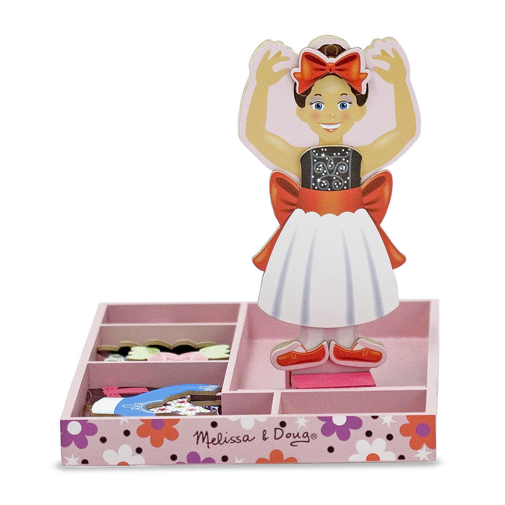 Melissa & Doug 13554 Nina Ballerina Magnetic Dress-Up Set - TOYBOX Toy Shop