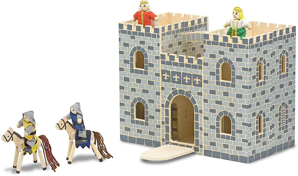 Melissa & Doug 13702 Fold & Go Wooden Princess Castle - TOYBOX Toy Shop