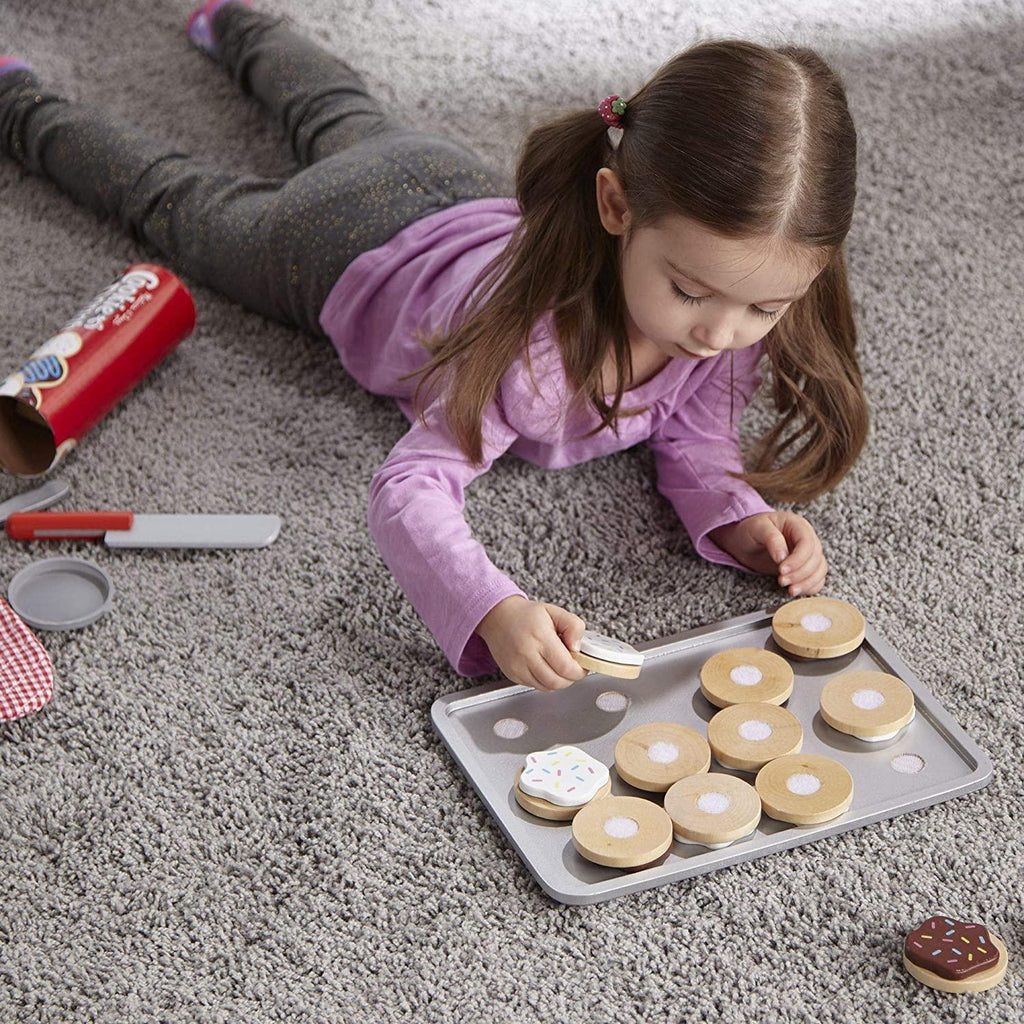 Melissa & Doug 14074  Wooden Cookie Set - TOYBOX Toy Shop