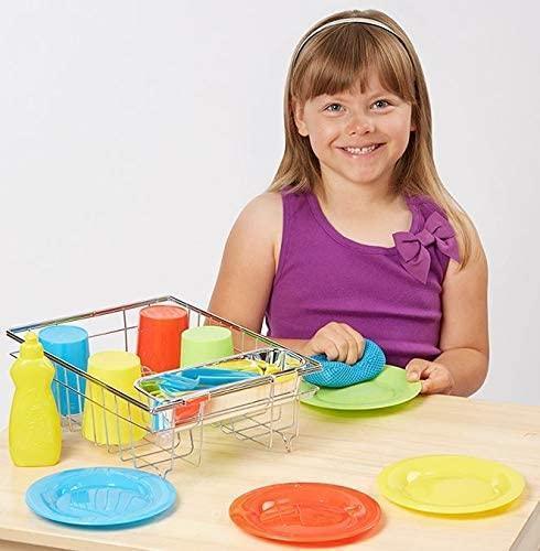 Melissa & Doug 14282 Wash & Dry Dish Set - TOYBOX Toy Shop