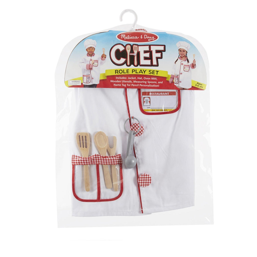 Melissa & Doug 14838 Chef Role Play Costume Set - TOYBOX Toy Shop