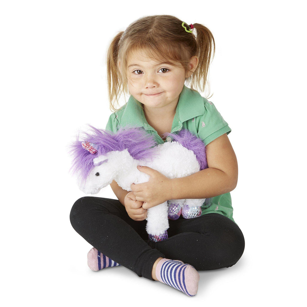 Melissa & Doug 17572 Misty White Unicorn Stuffed Animal - TOYBOX Toy Shop