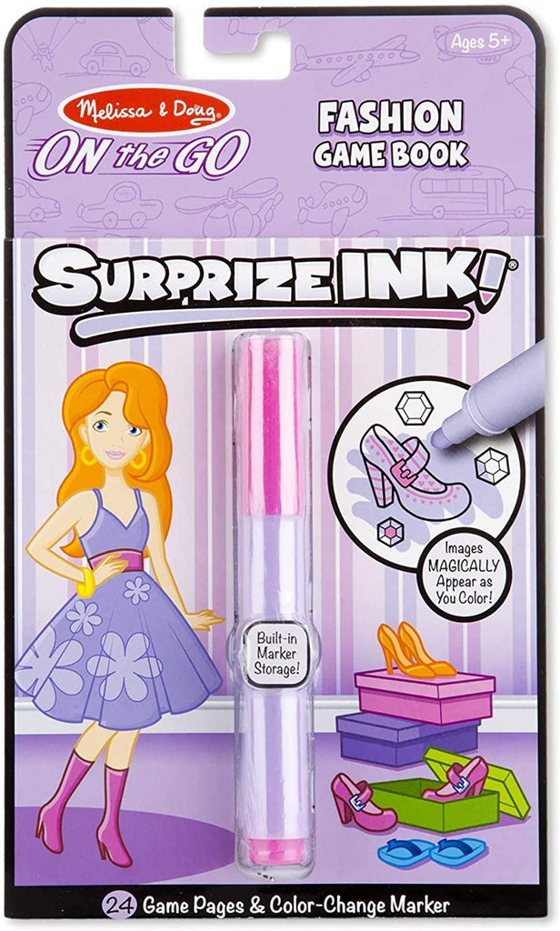 Melissa & Doug 17988 Surprise Ink, On The Go - Fashion Travel Game Book - TOYBOX Toy Shop