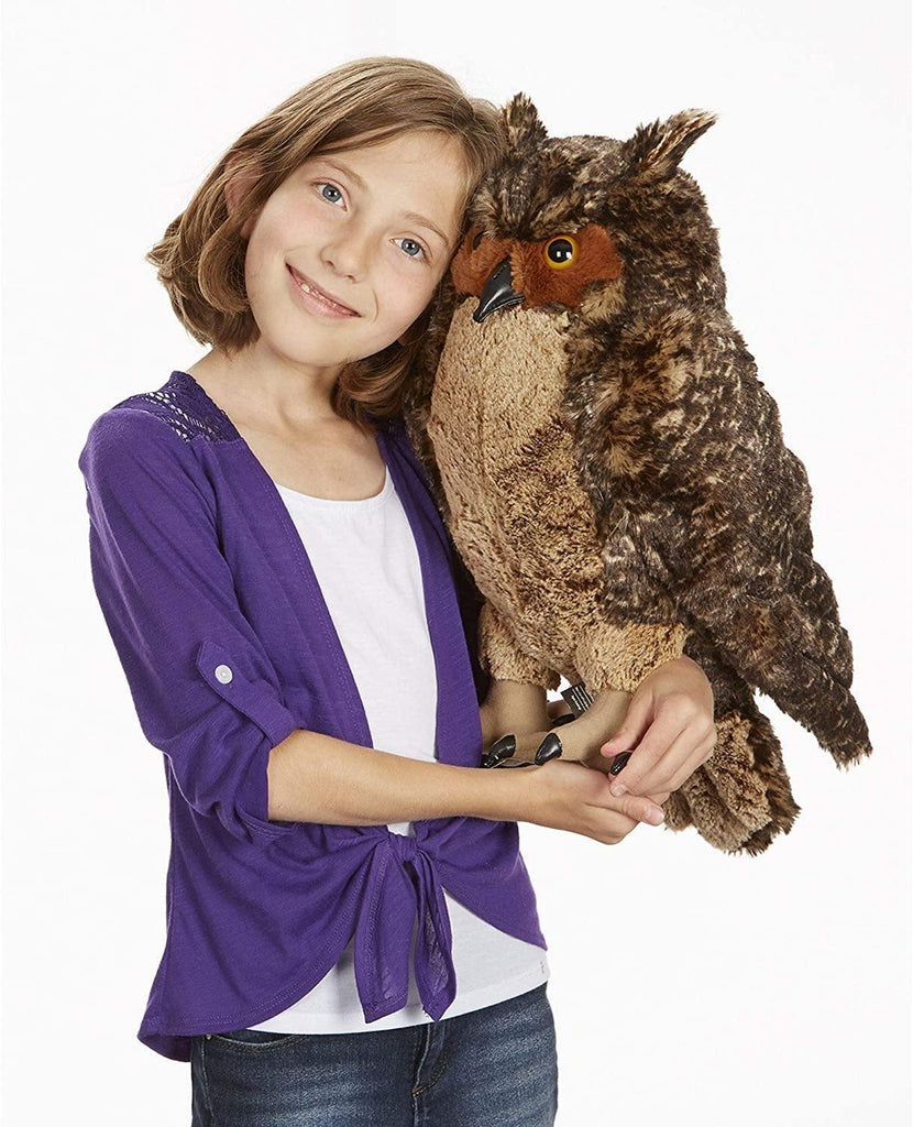 Melissa & Doug 18264 Large Owl Soft Toy - TOYBOX Toy Shop