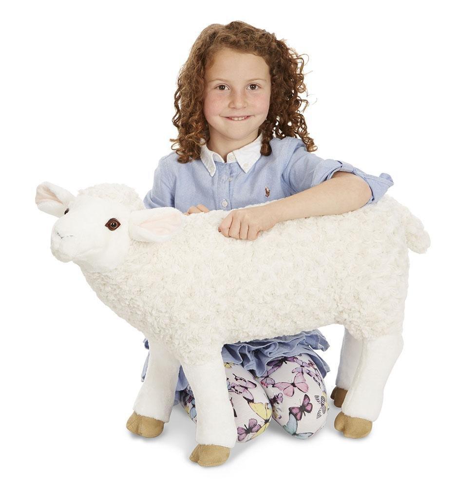 Melissa & Doug 18265 Lifelike Plush Sheep - TOYBOX Toy Shop