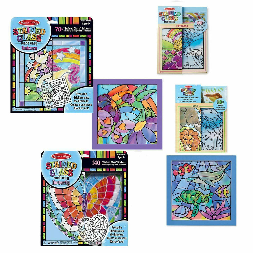 Melissa & Doug 18582 Stained Glass Made Easy Ocean Activity Set - TOYBOX Toy Shop