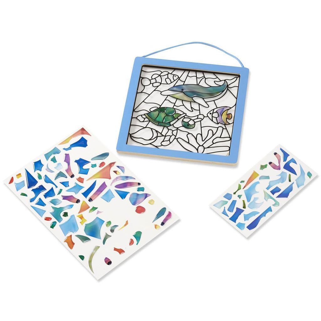 Melissa & Doug 18582 Stained Glass Made Easy Ocean Activity Set - TOYBOX Toy Shop