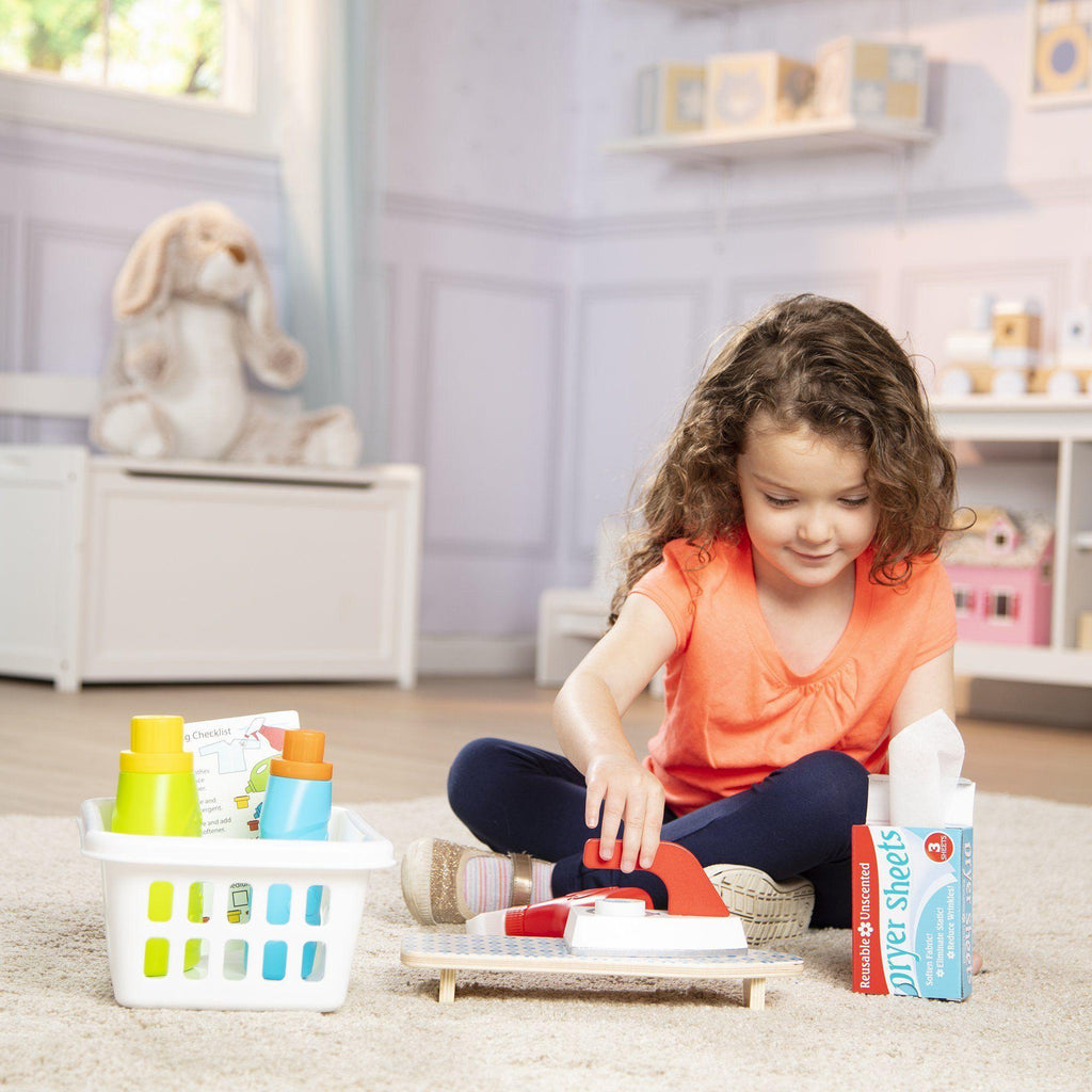 Melissa & Doug 18608 Laundry Basket Play Set - TOYBOX Toy Shop