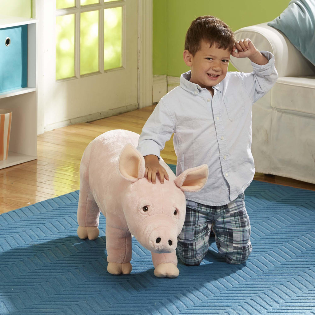 Melissa & Doug 18833 Pig Lifelike Stuffed Animal - TOYBOX Toy Shop