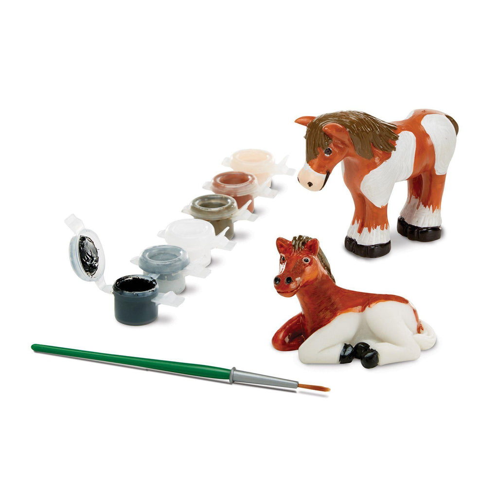 Melissa & Doug 18867 Created by Me! Horse Figurines Craft Kit - TOYBOX Toy Shop