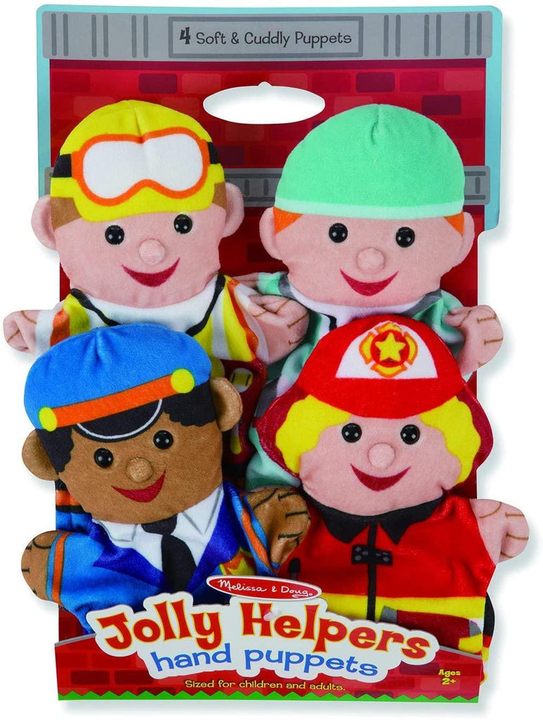 Melissa & Doug 19086 Jolly Helpers Hand Puppets (Set of 4) - TOYBOX Toy Shop