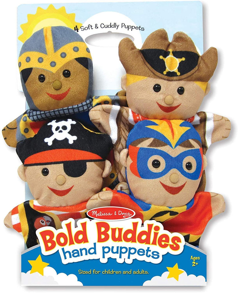 Melissa & Doug 19087 Bold Buddies Hand Puppets (Set of 4) - TOYBOX Toy Shop