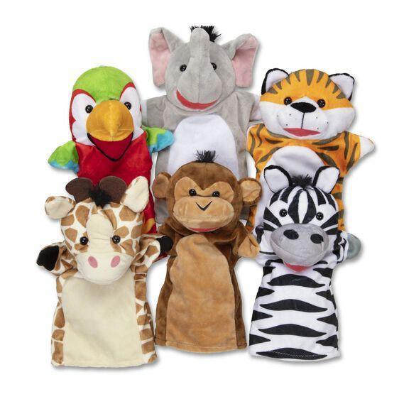 Melissa & Doug 19118 Safari Buddies Hand Puppets - TOYBOX Toy Shop