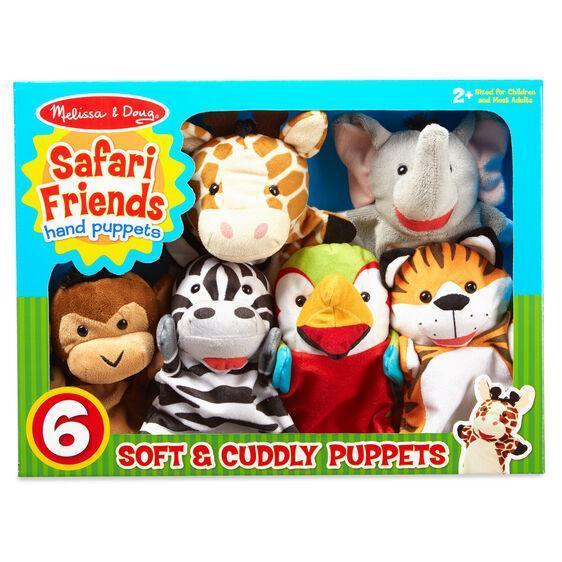 Melissa & Doug 19118 Safari Buddies Hand Puppets - TOYBOX Toy Shop