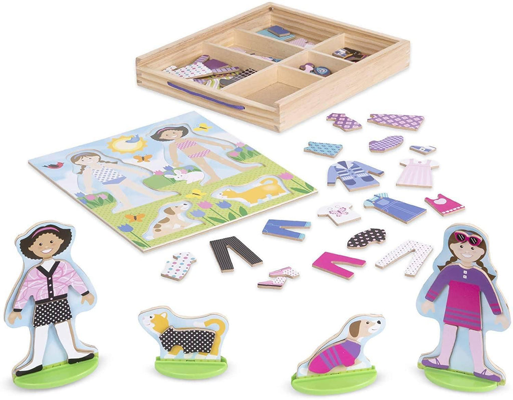 Melissa & Doug 19314 Best Friends Magnetic Dress-Up Play Set - TOYBOX Toy Shop