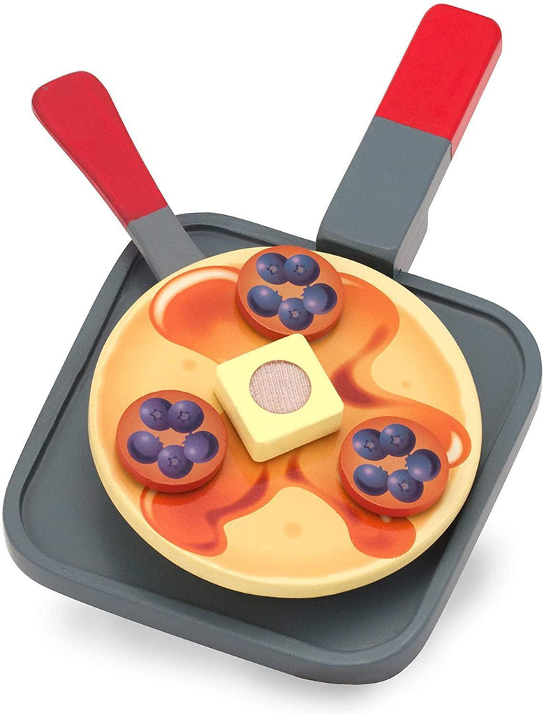 Melissa & Doug 19342 Flip & Serve Pancake Set - Wooden Play Food - TOYBOX Toy Shop