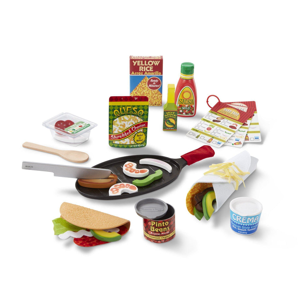 Melissa & Doug 19370 Fill & Fold Taco & Tortilla Set - TOYBOX Toy Shop