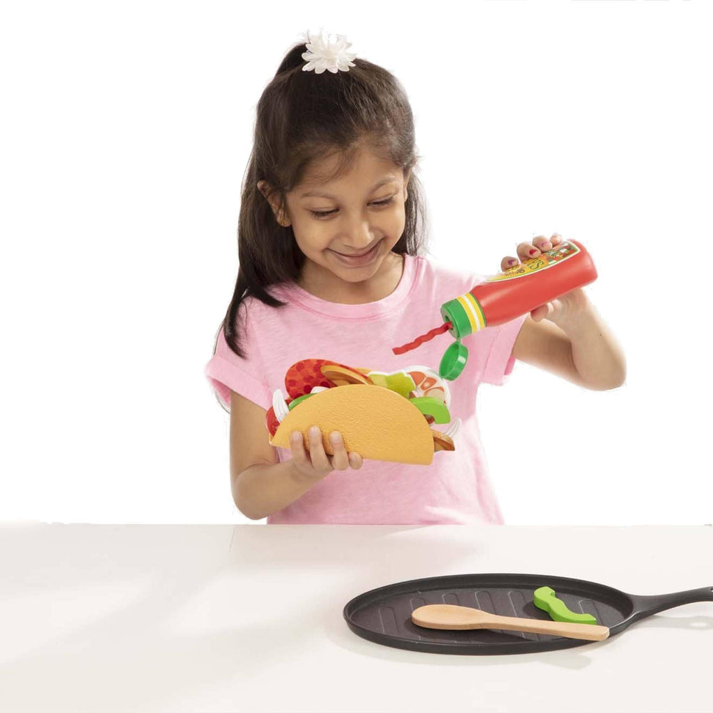 Melissa & Doug 19370 Fill & Fold Taco & Tortilla Set - TOYBOX Toy Shop