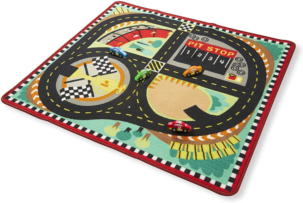 Melissa & Doug 19401 Around The Race Track Rug - TOYBOX Toy Shop