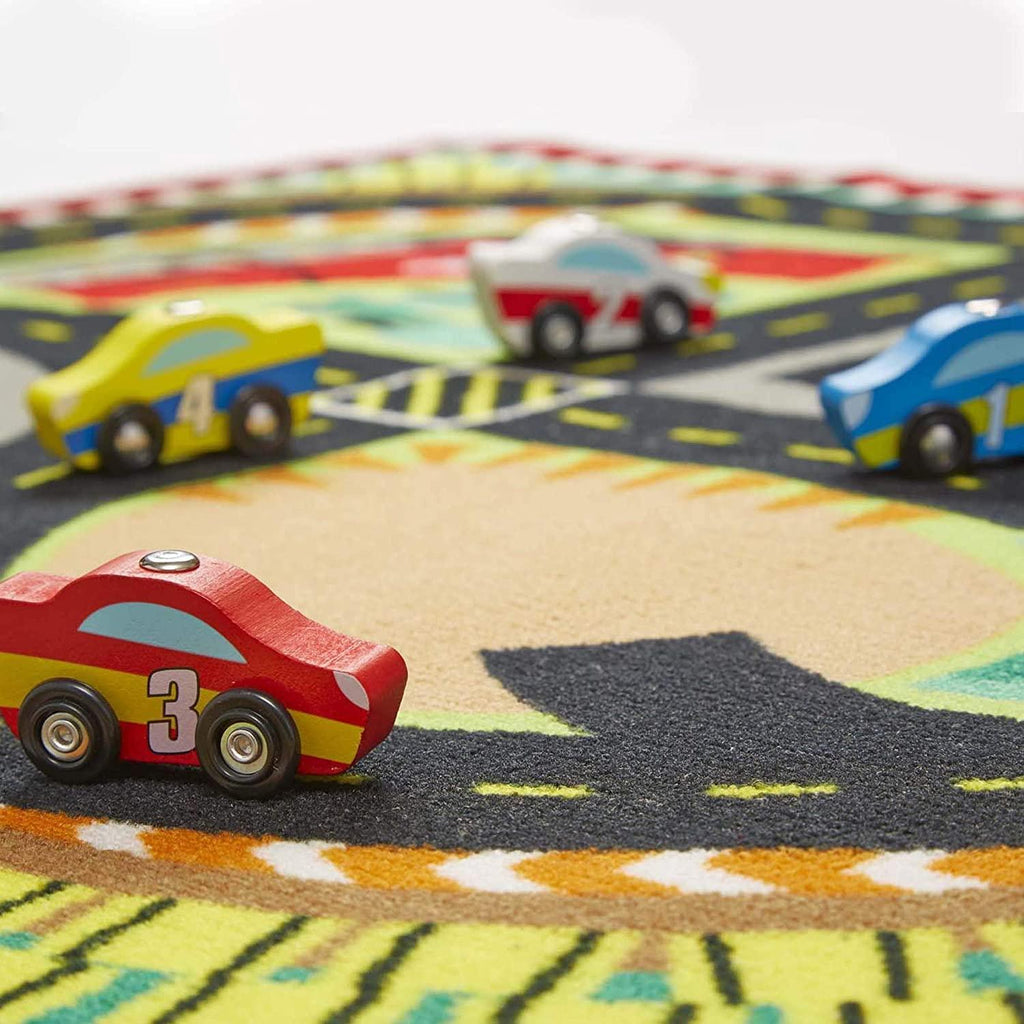 Melissa & Doug 19401 Around The Race Track Rug - TOYBOX Toy Shop