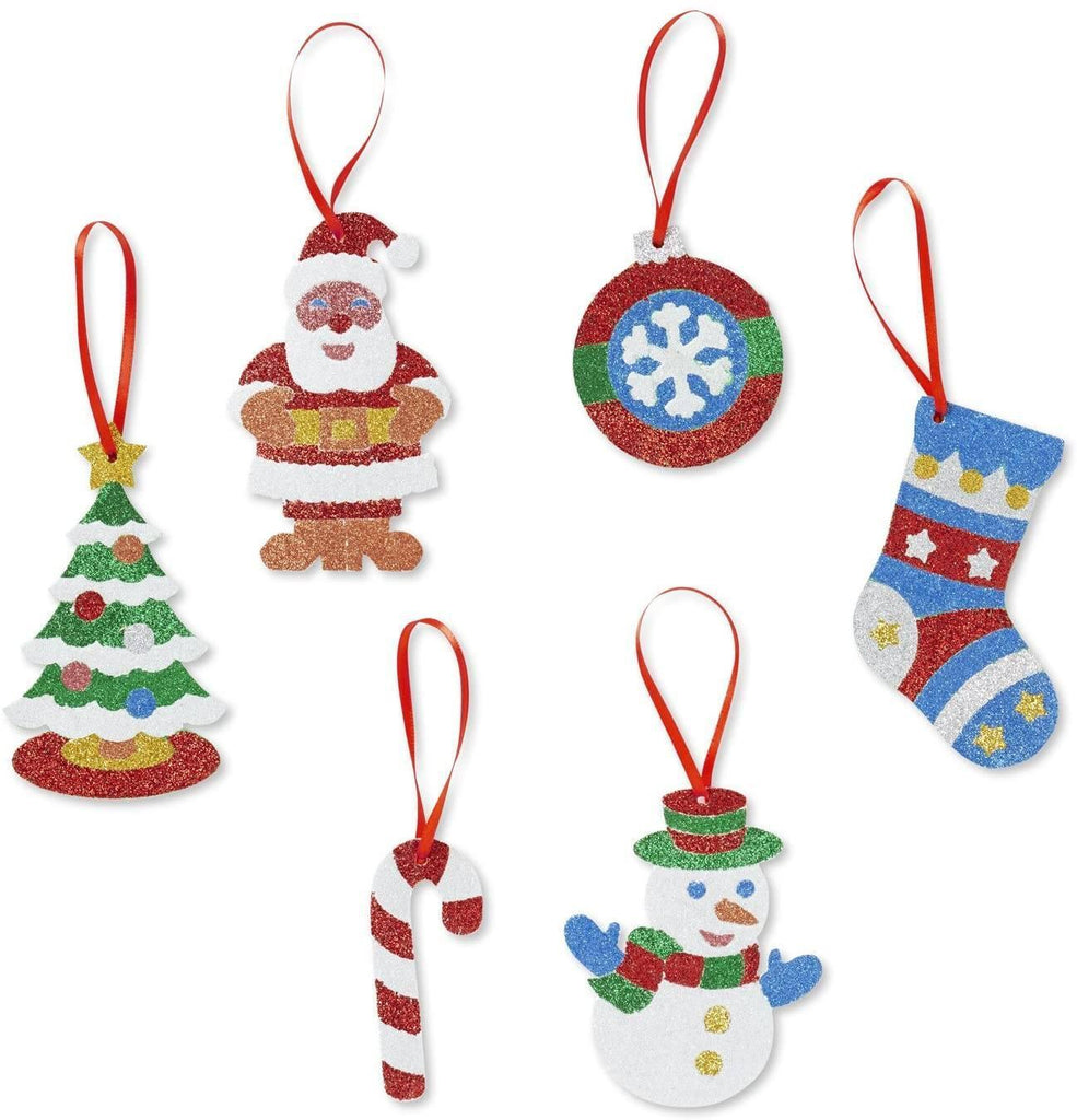 Melissa & Doug 19503 Mess-Free Glitter Christmas Ornaments - TOYBOX Toy Shop