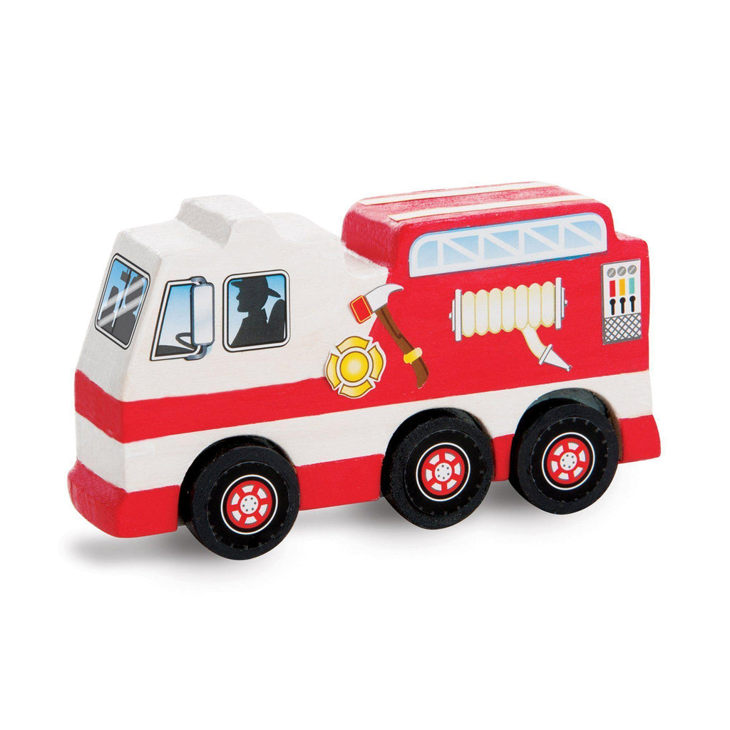 Melissa & Doug 19528 Created by Me! Rescue Vehicles Wooden Craft Kit - TOYBOX Toy Shop