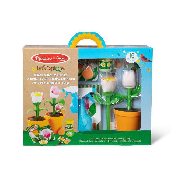 Melissa & Doug 30828 Let's Explore Flower Gardening Play Set - TOYBOX Toy Shop