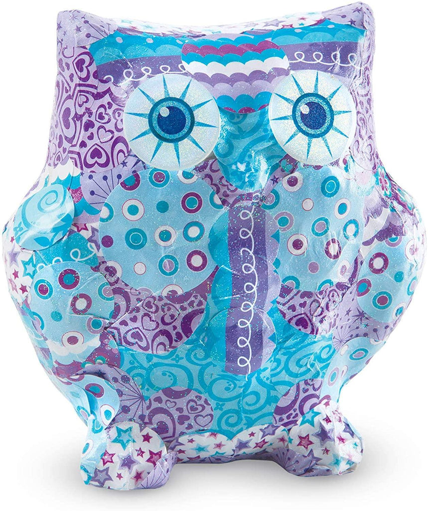 Melissa & Doug 40306 Decoupage Made Easy Owl Paper Mache Craft Kit - TOYBOX Toy Shop