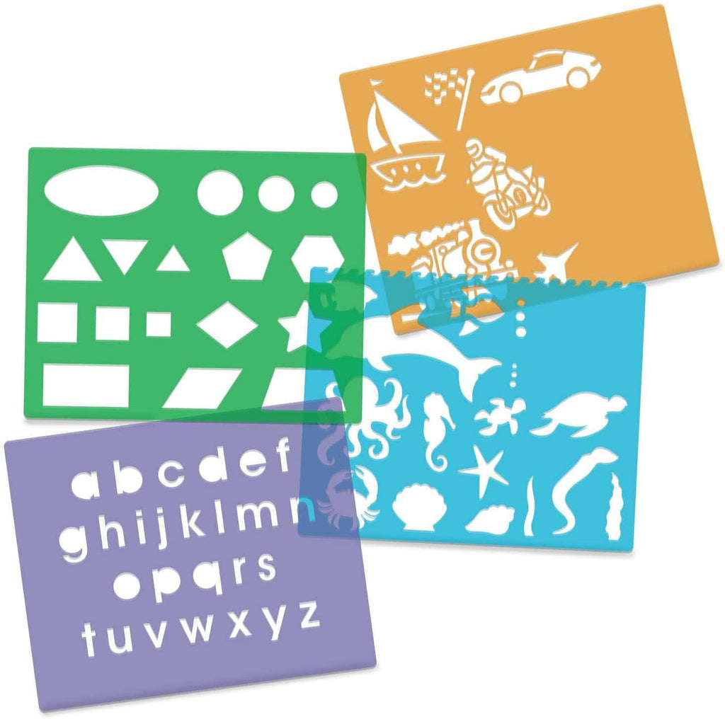 Melissa & Doug 40624 Created by Me! Stencil Art Activity Kit - TOYBOX Toy Shop