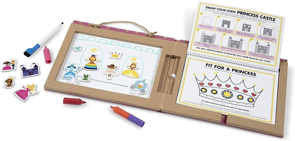 Melissa & Doug 41322 Reusable Drawing And Magnet Kit - Princess - TOYBOX Toy Shop