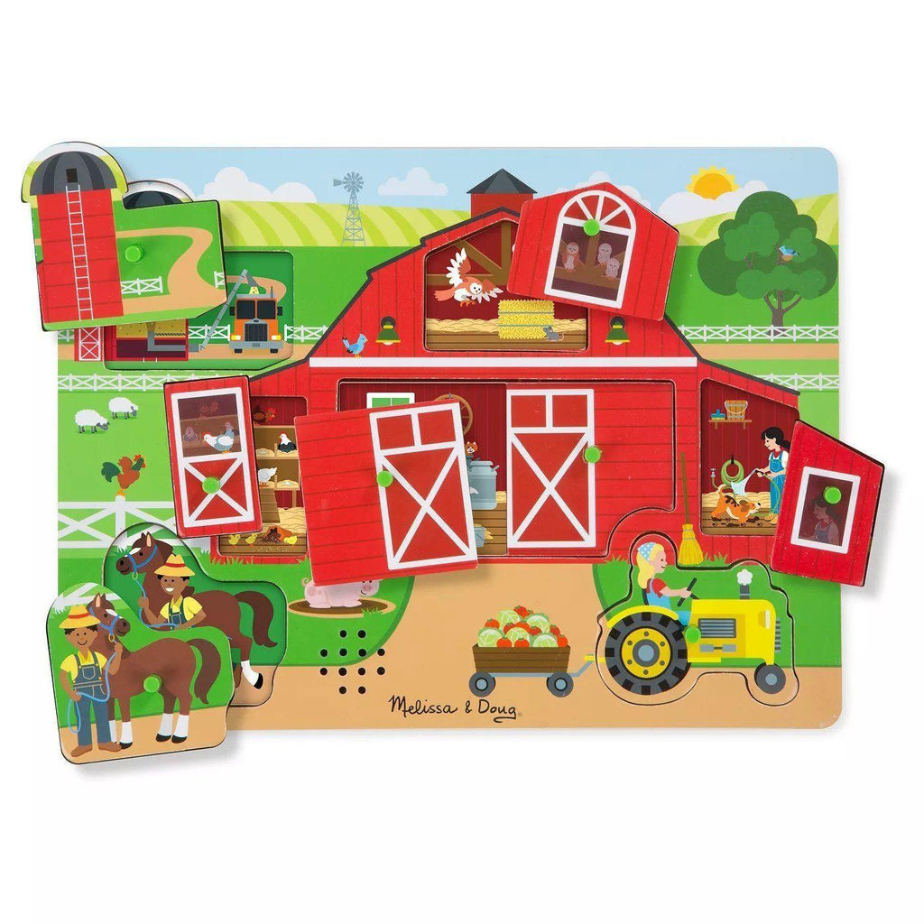 Melissa & Doug 42800 Around the Farm Sound Puzzle 8pc - TOYBOX Toy Shop
